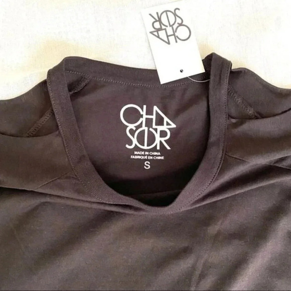 NWT CHASER Cold Shoulder Lightning Shirt - Picture 5 of 13